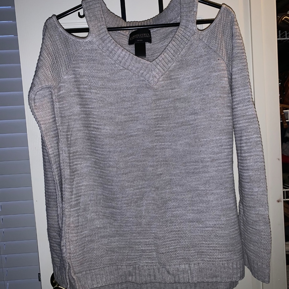 Ladies Cold-Shoulder Sweater